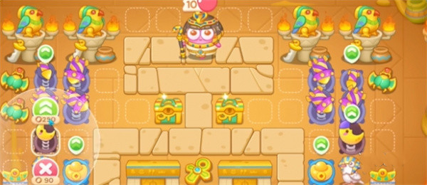 《保卫萝卜4》法老归来第116关通关攻略